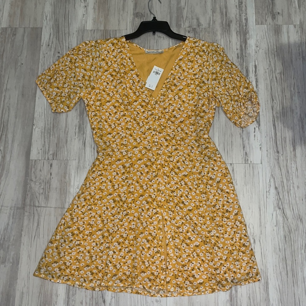 A&F Button-Down Floral Dress